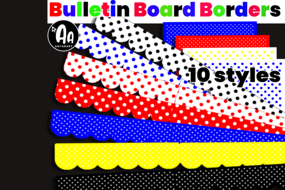 Polka Dot Printable Border Class Decor Graphics